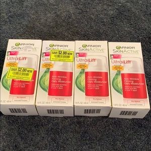 FOUR OUTDATED Garnier Anti Wrinkle Moisturizers.